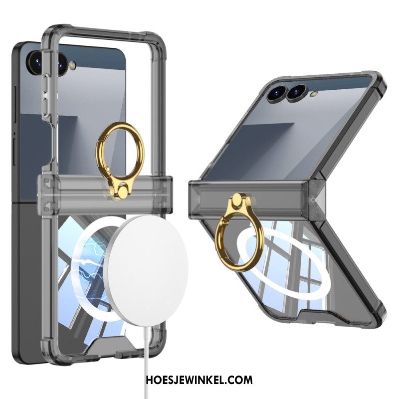 Hoesje Voor Samsung Galaxy Z Flip 7 Magnetisch Met Ringhouder