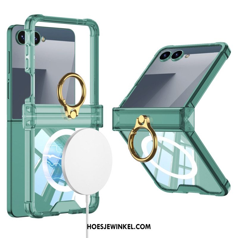 Hoesje Voor Samsung Galaxy Z Flip 7 Magnetisch Met Ringhouder