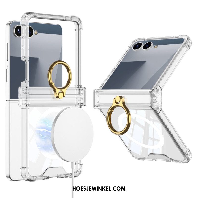 Hoesje Voor Samsung Galaxy Z Flip 7 Magnetisch Met Ringhouder
