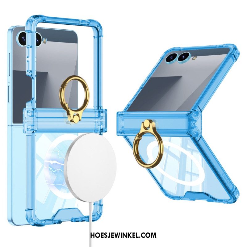 Hoesje Voor Samsung Galaxy Z Flip 7 Magnetisch Met Ringhouder