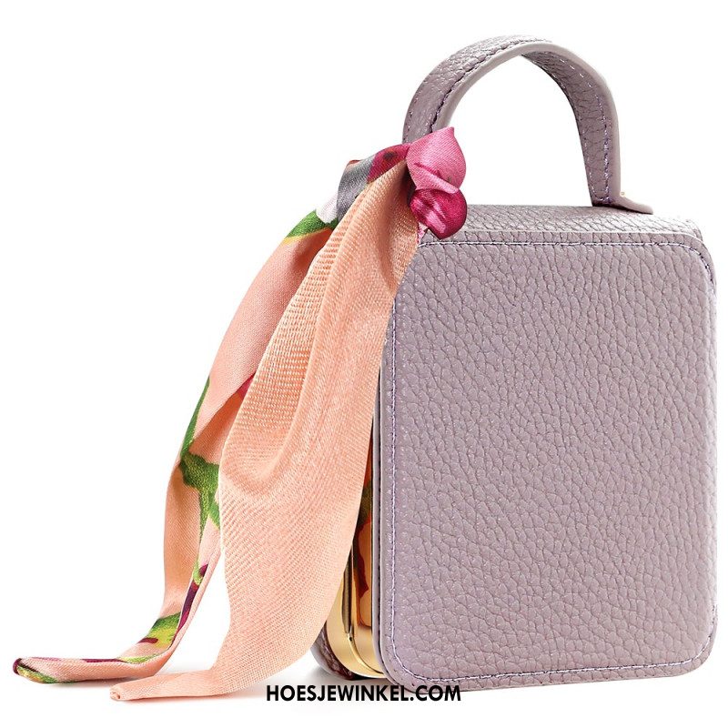 Hoesje Voor Samsung Galaxy Z Flip 7 Spiegel En Kaarthouder