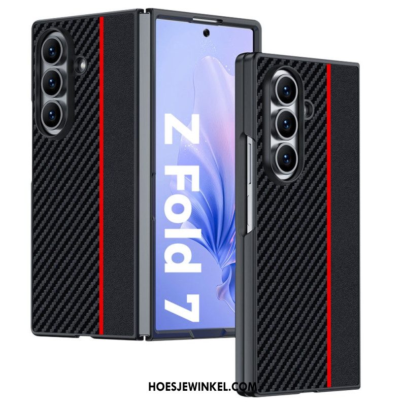 Hoesje Voor Samsung Galaxy Z Fold 7 Carbonvezelversie