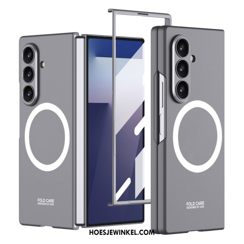 Hoesje Voor Samsung Galaxy Z Fold 7 Magnetische Schermbeschermer Van Gehard Glas