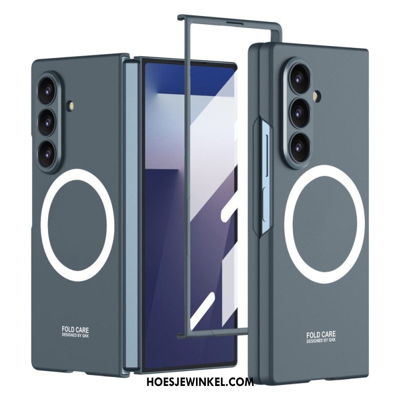 Hoesje Voor Samsung Galaxy Z Fold 7 Magnetische Schermbeschermer Van Gehard Glas
