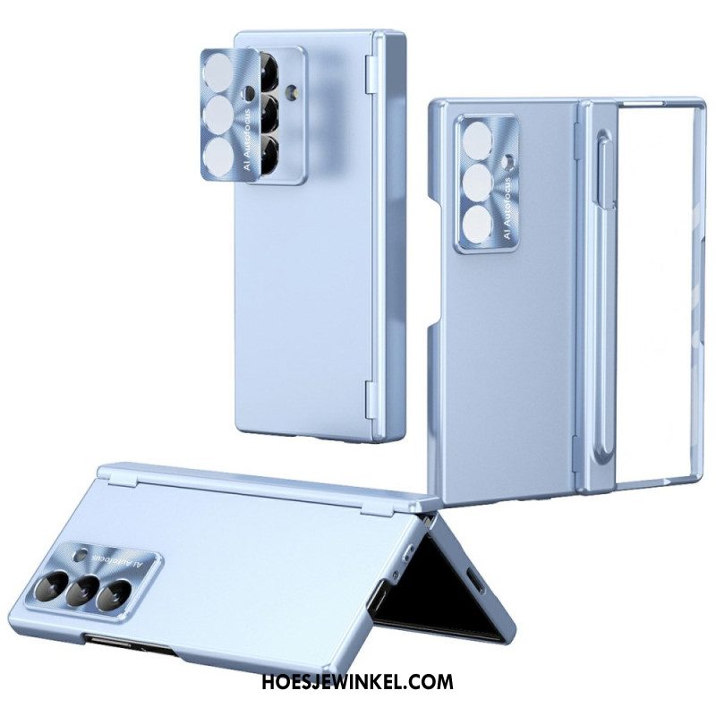 Hoesje Voor Samsung Galaxy Z Fold 7 Schermbeschermer Van Gehard Glas En Stylushouder