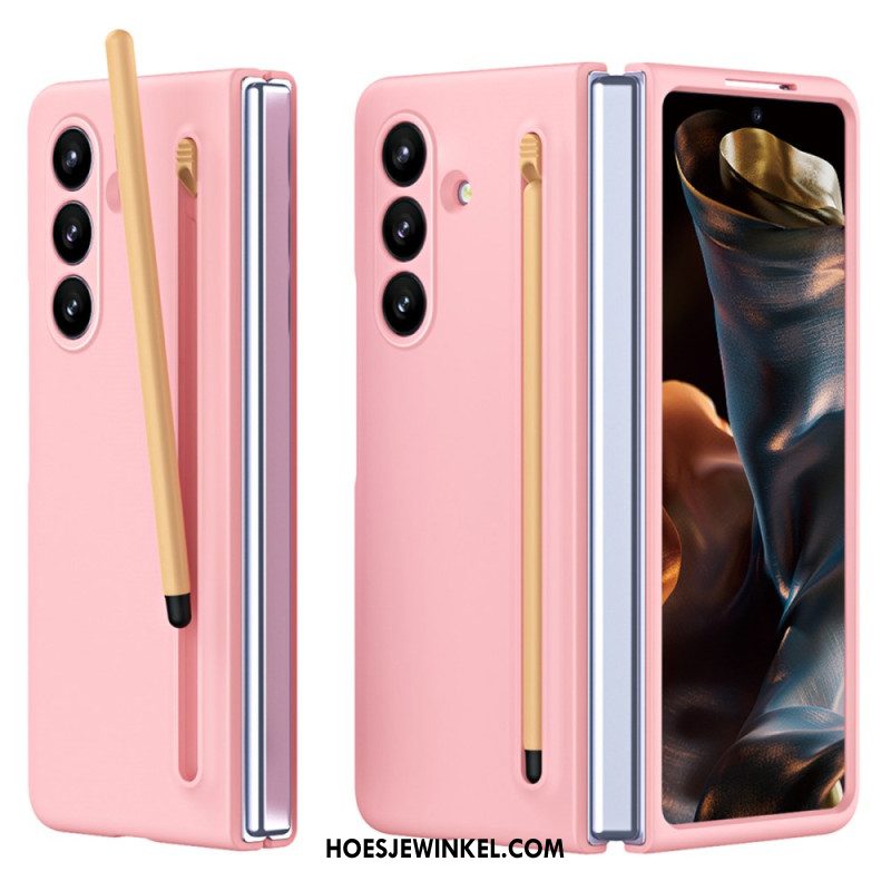 Hoesje Voor Samsung Galaxy Z Fold 7 Stylus En Gehard Glazen Schermbeschermer