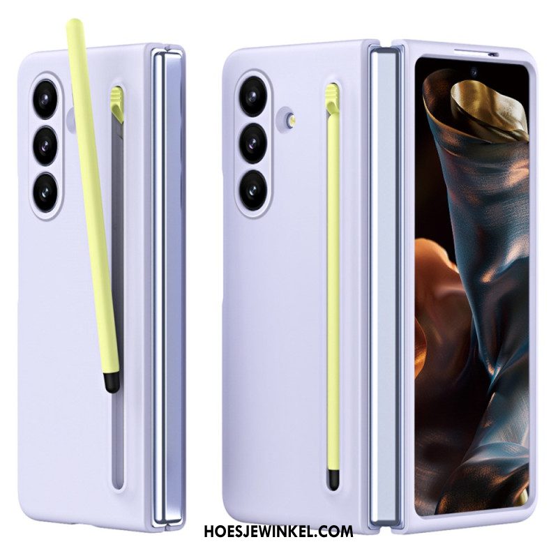 Hoesje Voor Samsung Galaxy Z Fold 7 Stylus En Gehard Glazen Schermbeschermer