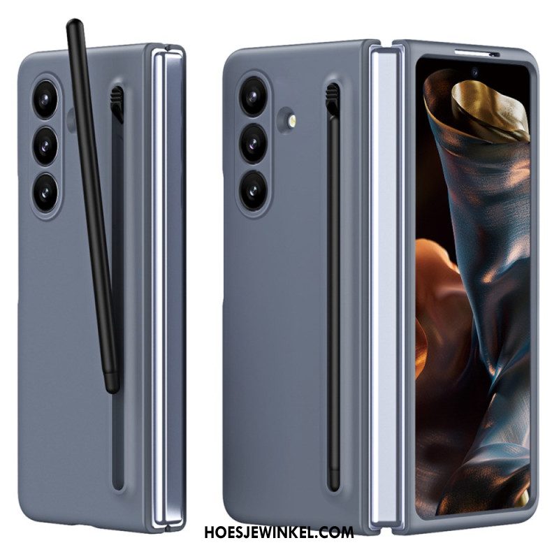 Hoesje Voor Samsung Galaxy Z Fold 7 Stylus En Gehard Glazen Schermbeschermer