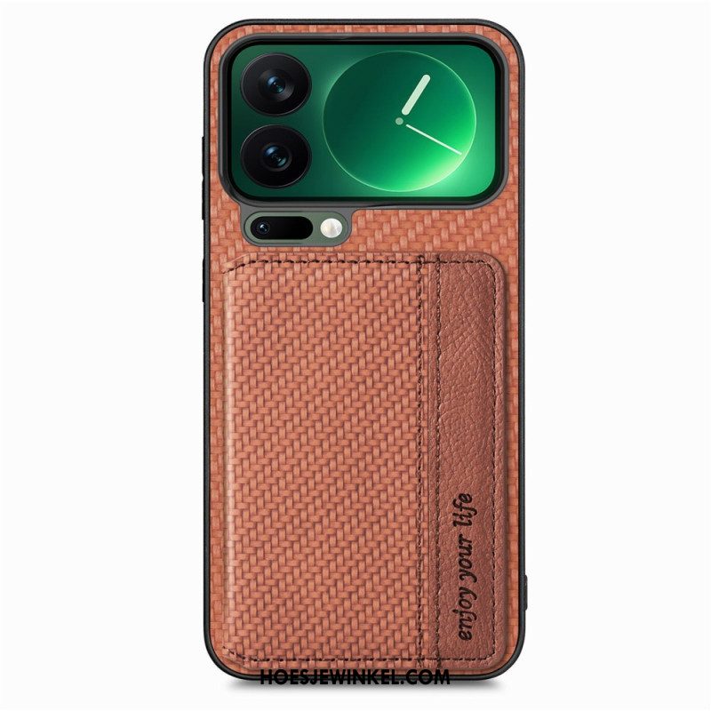 Hoesje Voor Xiaomi 17 Pro Max Rfid-blokkering En Magnetische Kaarthouder