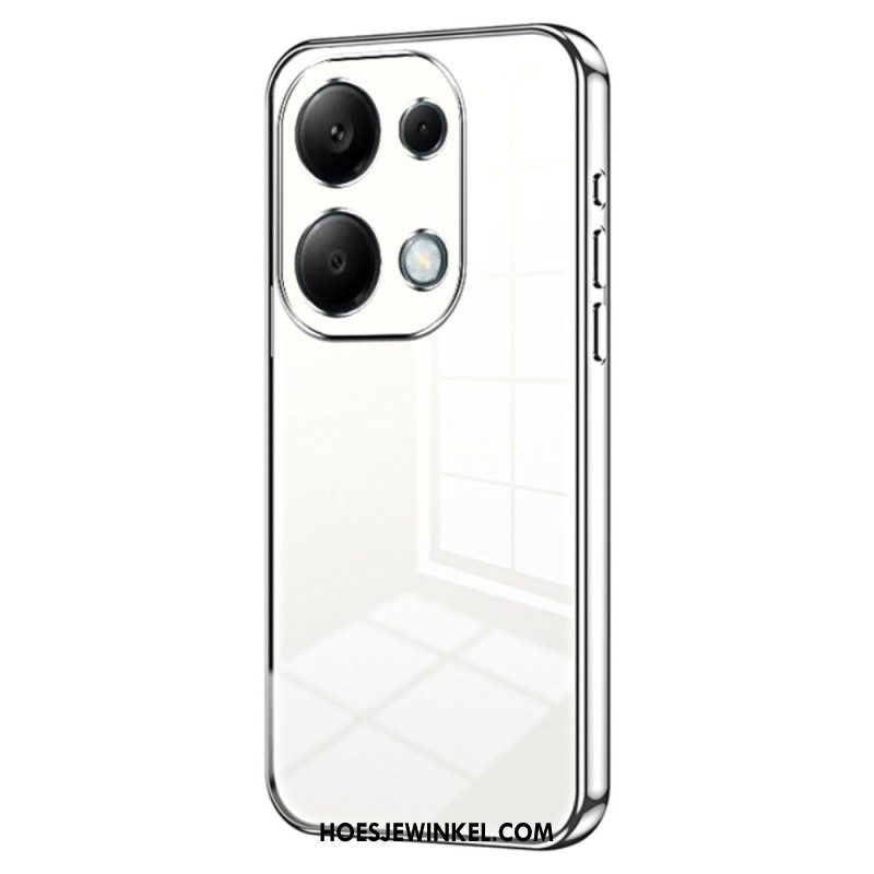 Hoesje Voor Xiaomi Redmi Note 13 Pro 4g Rand Met Metaaleffect