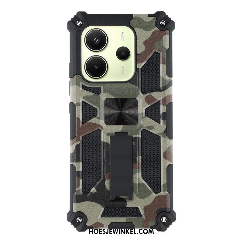Hoesje Voor Xiaomi Redmi Note 14 5g Robuust Met Geïntegreerde Standaard Camouflage
