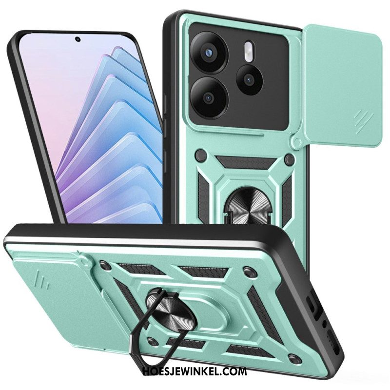 Hoesje Voor Xiaomi Redmi Note 14 5g Schuifbare Cameracover En Standaard