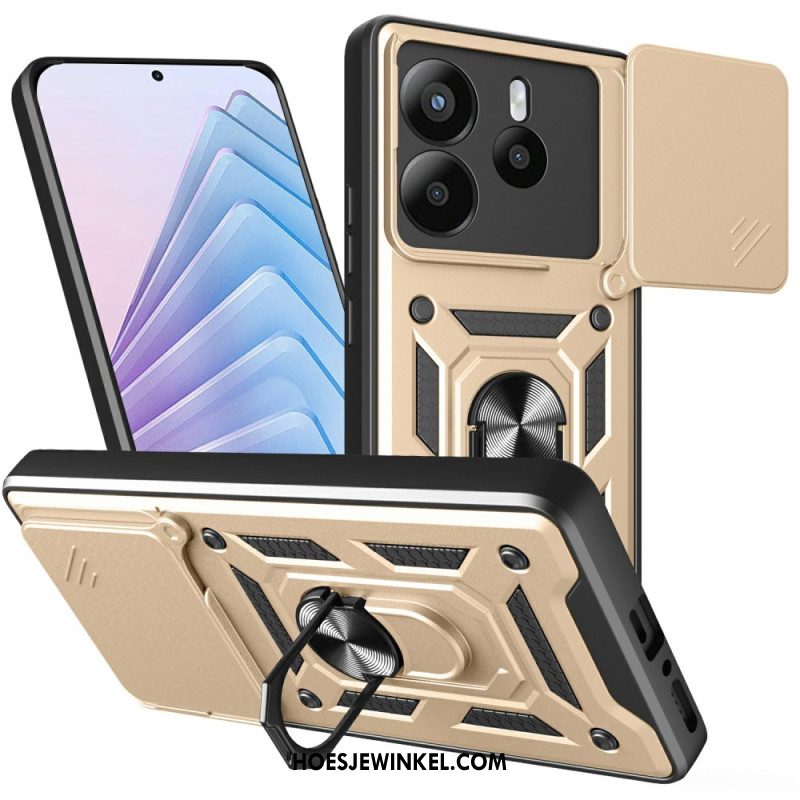 Hoesje Voor Xiaomi Redmi Note 14 5g Schuifbare Cameracover En Standaard