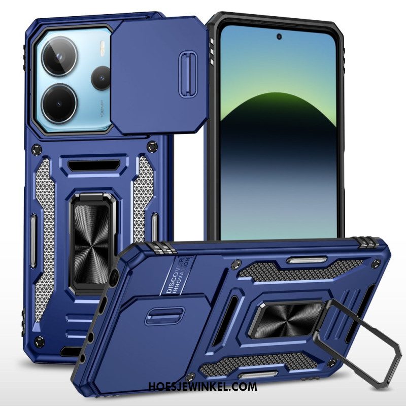 Hoesje Voor Xiaomi Redmi Note 14 5g Ultra Duurzaam Met Standaard En Lensbeschermer