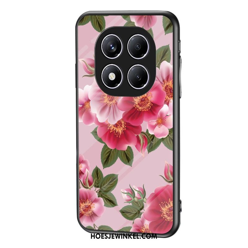 Hoesje Voor Xiaomi Redmi Note 14 Pro 4g Bloemen Gehard Glas