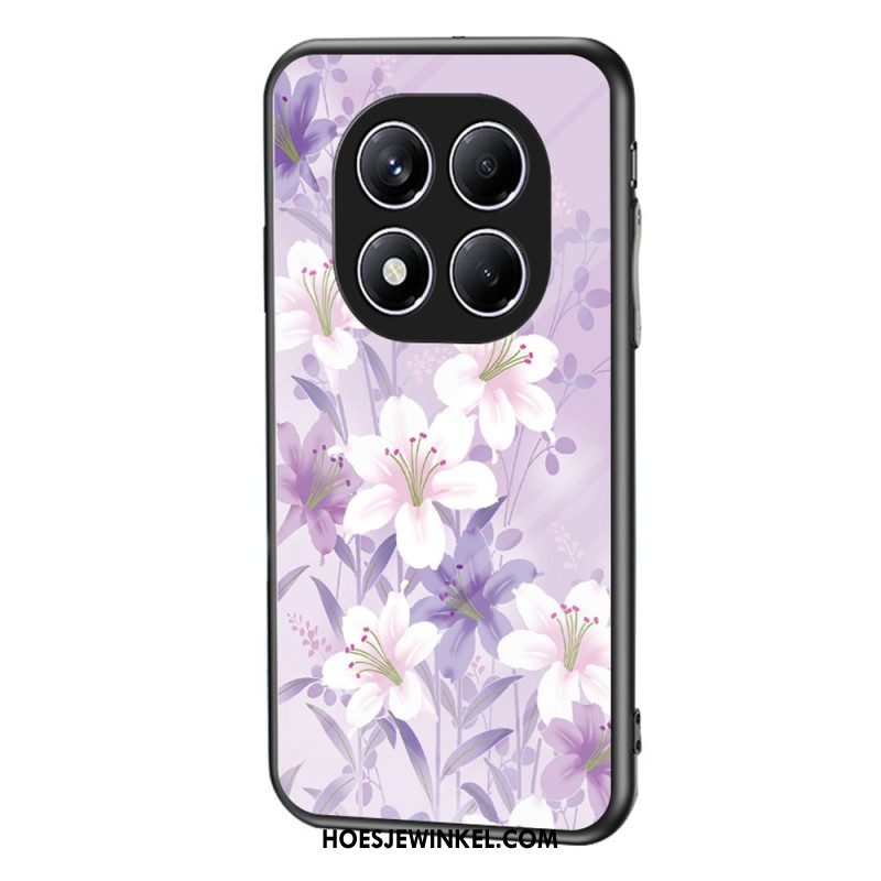 Hoesje Voor Xiaomi Redmi Note 14 Pro 4g Bloemen Gehard Glas