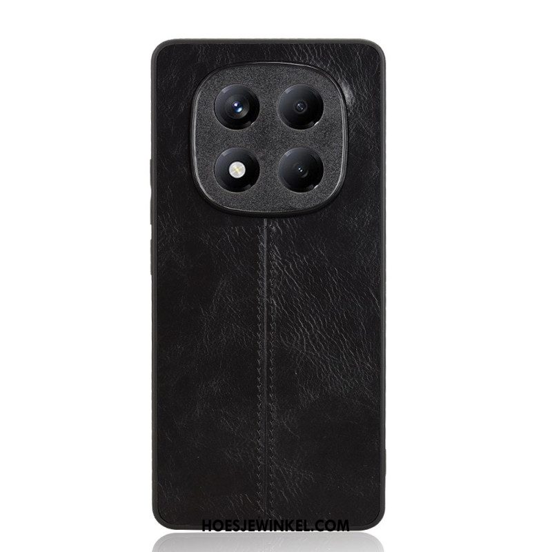 Hoesje Voor Xiaomi Redmi Note 14 Pro 4g Leerlook Stiksels