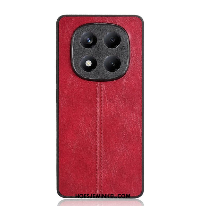 Hoesje Voor Xiaomi Redmi Note 14 Pro 4g Leerlook Stiksels