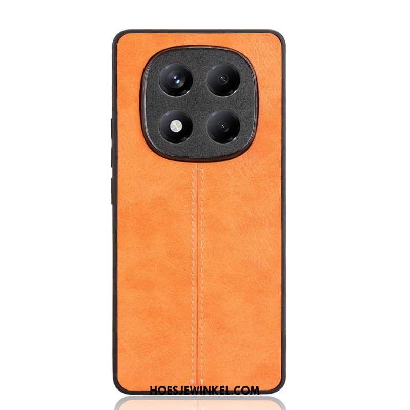 Hoesje Voor Xiaomi Redmi Note 14 Pro 4g Leerlook Stiksels