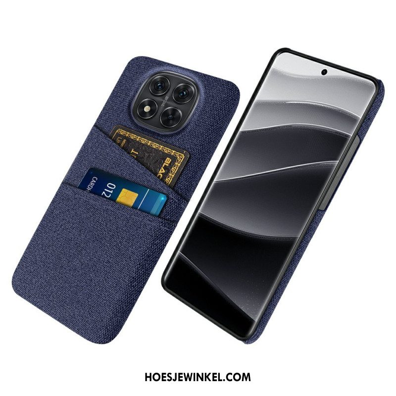 Hoesje Voor Xiaomi Redmi Note 14 Pro 5g Stoffen Kaarthouder