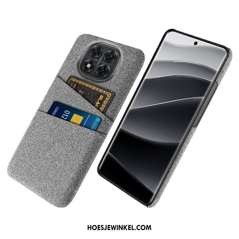 Hoesje Voor Xiaomi Redmi Note 14 Pro 5g Stoffen Kaarthouder