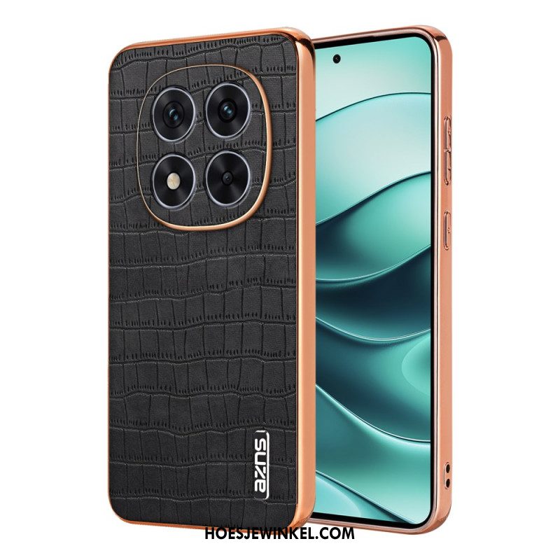 Hoesje Voor Xiaomi Redmi Note 14 Pro Plus 5g Azns Krokodillenleerstructuur