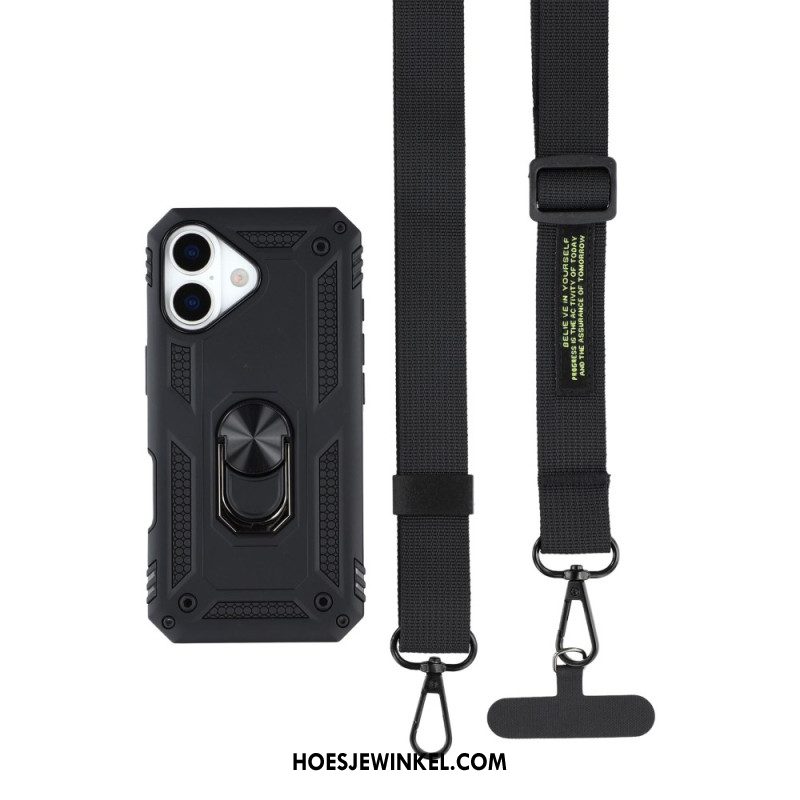 Hoesje Voor iPhone 17 Bescherming Van Militaire Kwaliteit Met Schouderriem