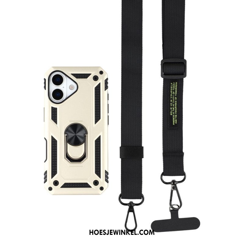 Hoesje Voor iPhone 17 Bescherming Van Militaire Kwaliteit Met Schouderriem