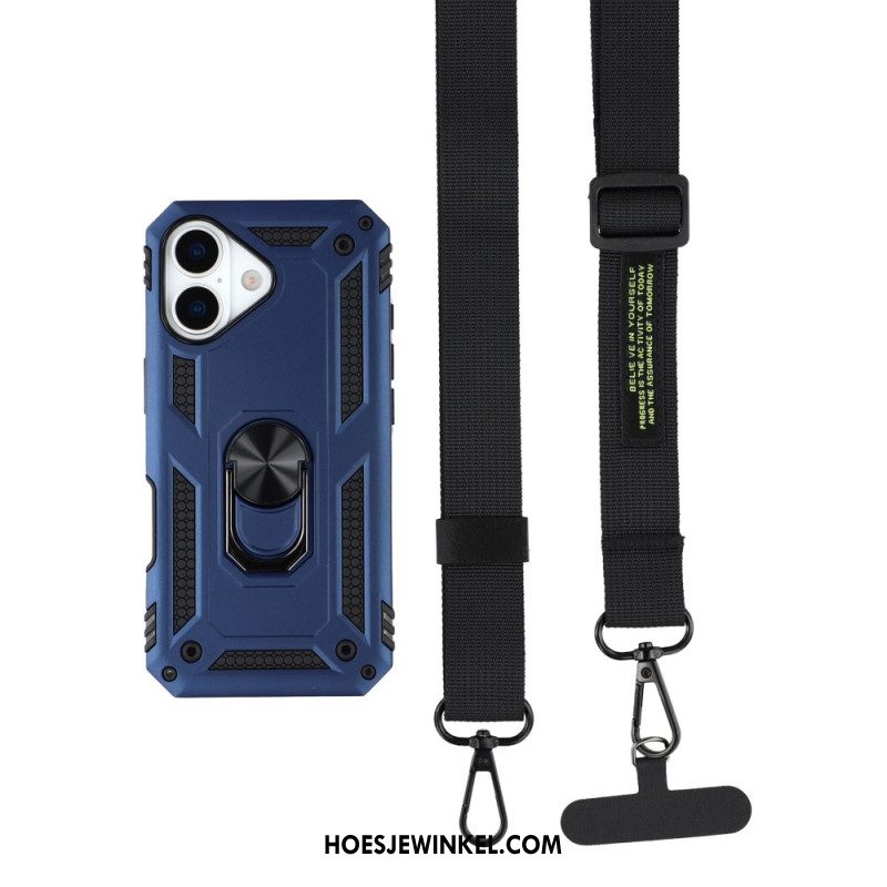 Hoesje Voor iPhone 17 Bescherming Van Militaire Kwaliteit Met Schouderriem