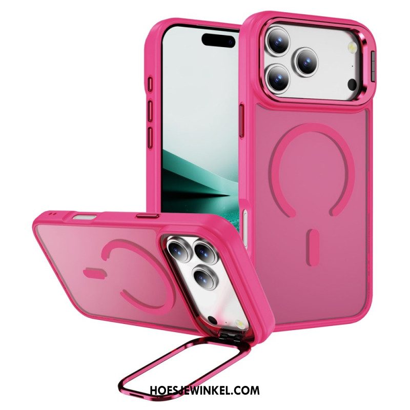 Hoesje Voor iPhone 17 Pro Max Magnetische Houder Met Matte Lens