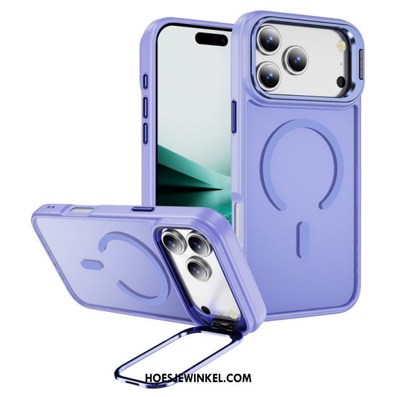 Hoesje Voor iPhone 17 Pro Max Magnetische Houder Met Matte Lens
