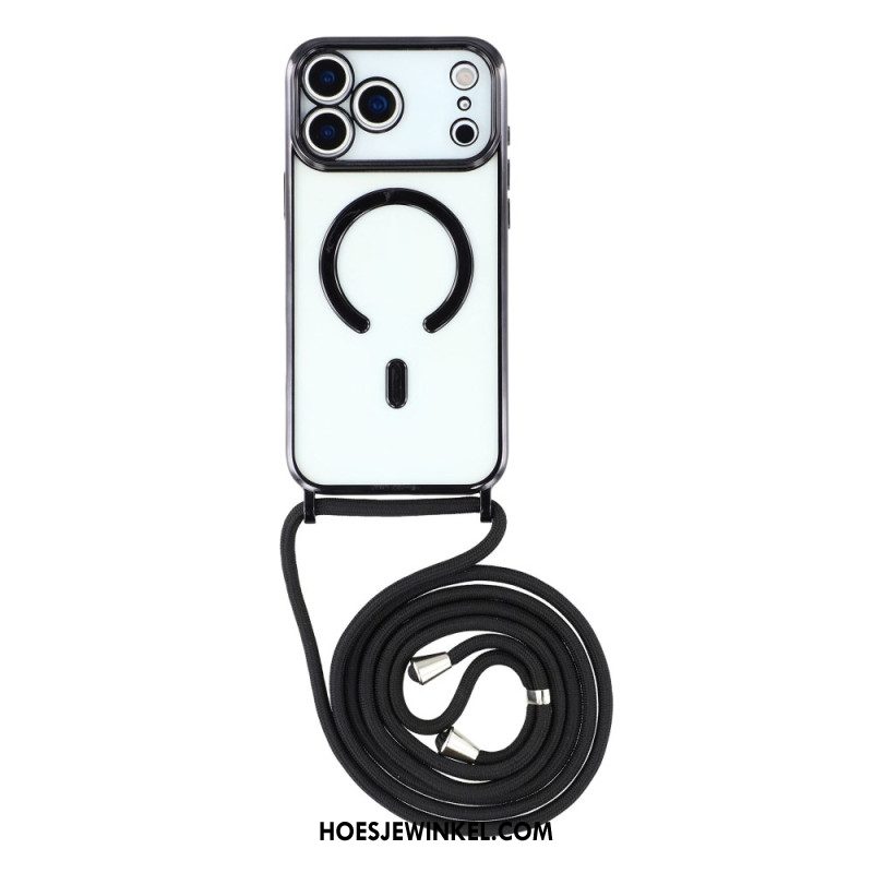 Hoesje Voor iPhone 17 Pro Max Magsafe-koord Transparant