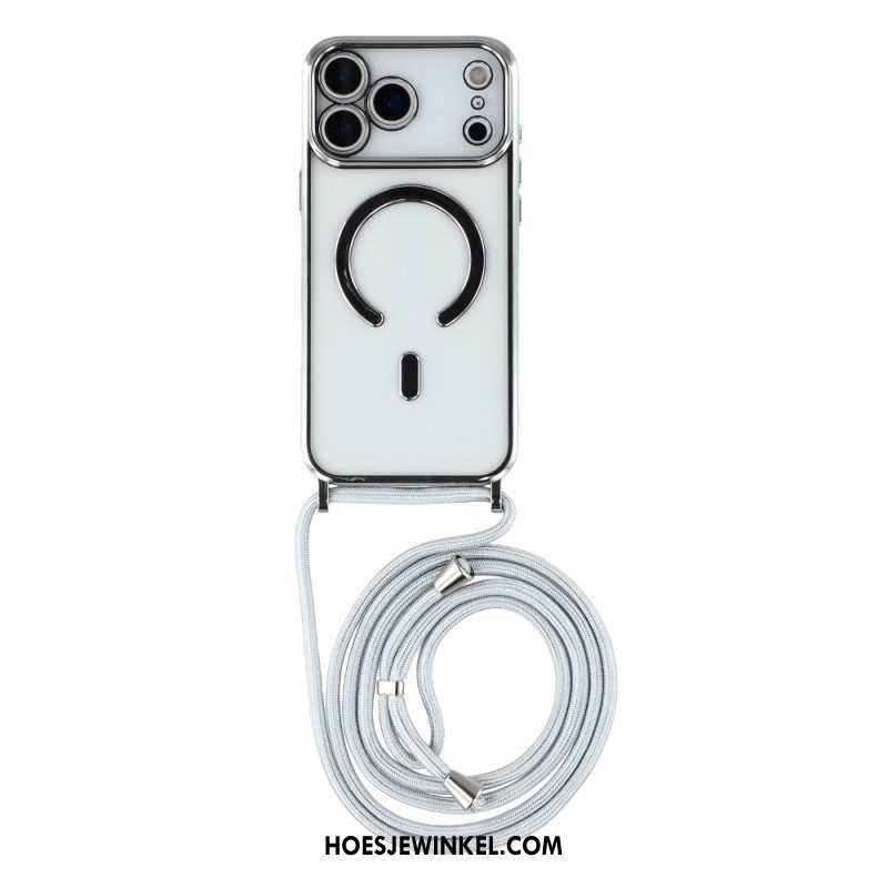 Hoesje Voor iPhone 17 Pro Max Magsafe-koord Transparant