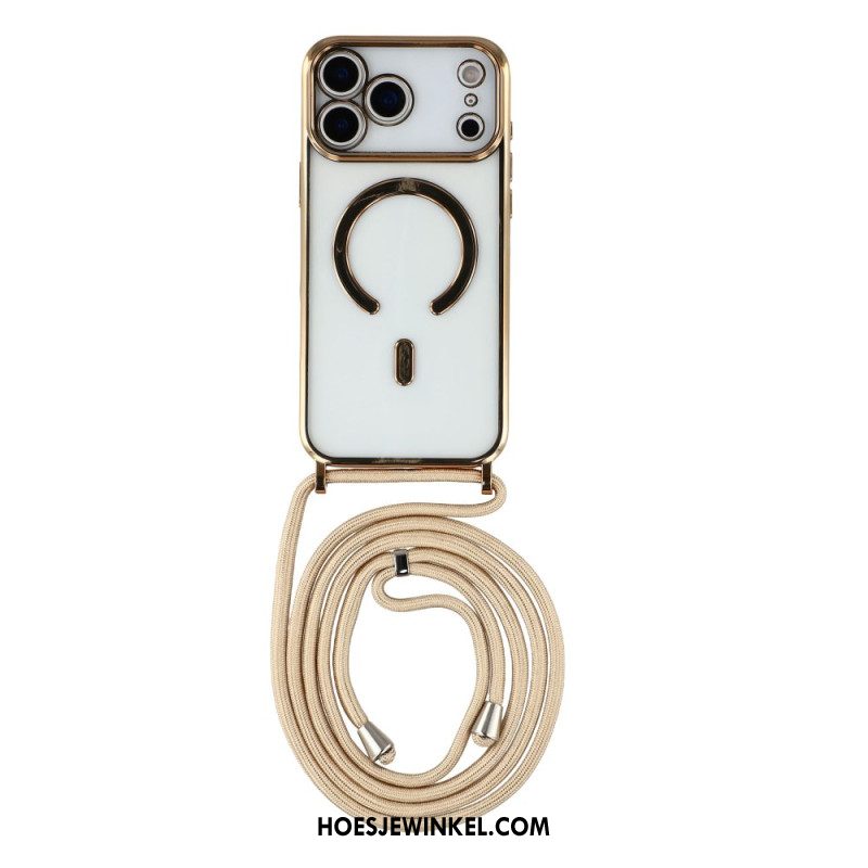 Hoesje Voor iPhone 17 Pro Max Magsafe-koord Transparant