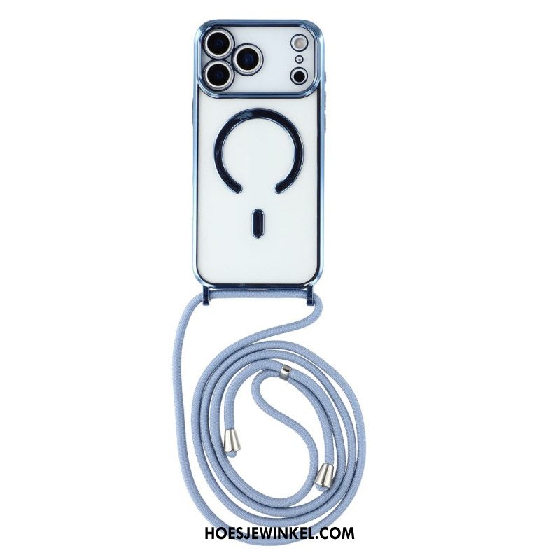 Hoesje Voor iPhone 17 Pro Max Magsafe-koord Transparant
