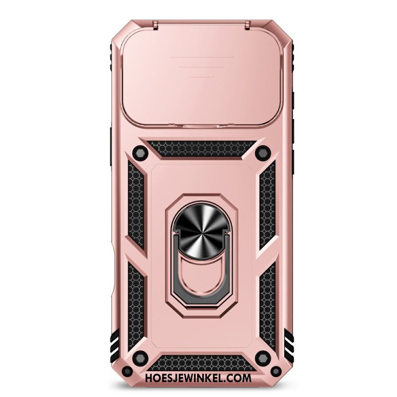 Hoesje Voor iPhone 17 Pro Robuust Met Lensbeschermer En Standaard