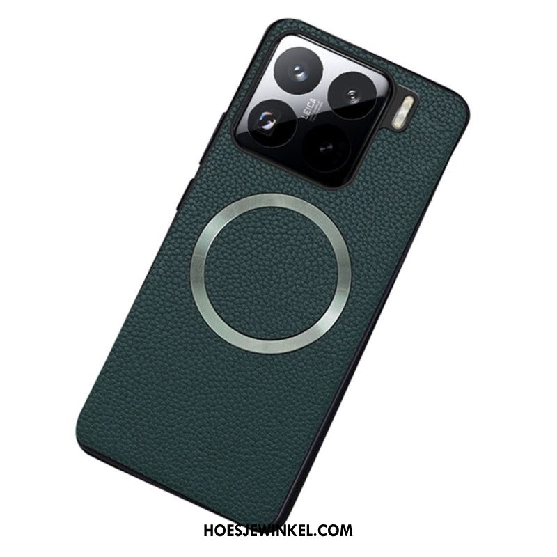 Hoesje Xiaomi 15 Magsafe-compatibel Kunstleer Met Textuur Bescherming Hoesje