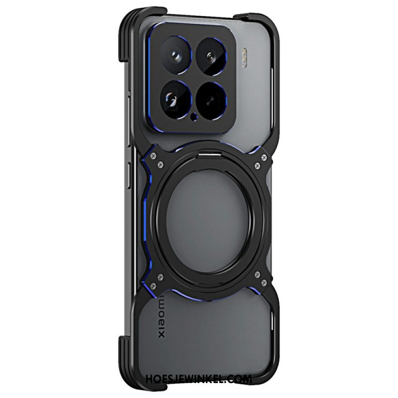 Hoesje Xiaomi 15 Metalen Standaard En Bumper Bescherming Hoesje