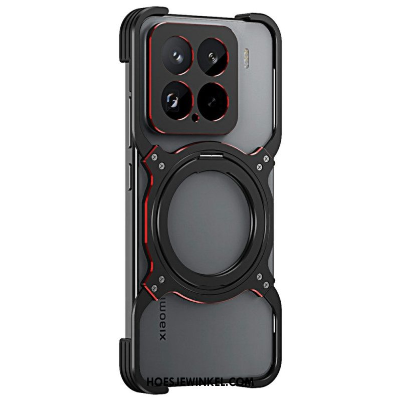 Hoesje Xiaomi 15 Metalen Standaard En Bumper Bescherming Hoesje