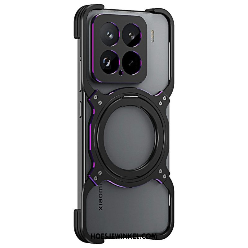 Hoesje Xiaomi 15 Metalen Standaard En Bumper Bescherming Hoesje