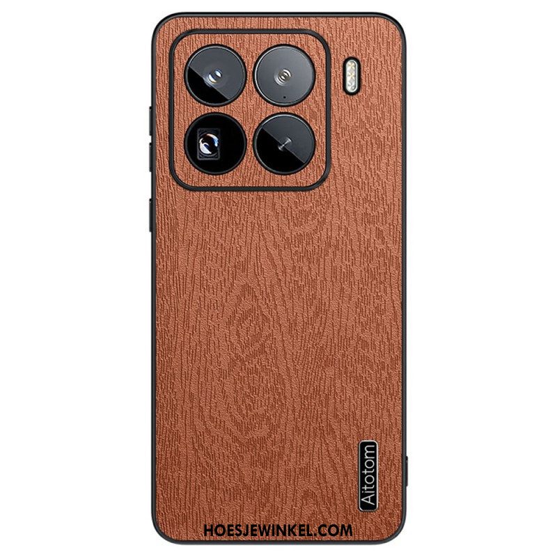 Hoesje Xiaomi 15 Pro Houtnerf Bescherming Hoesje