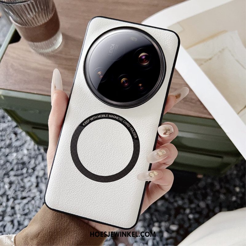 Hoesje Xiaomi 15 Ultra Compatibel Met Magsafe Leerlook