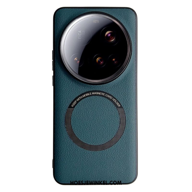 Hoesje Xiaomi 15 Ultra Compatibel Met Magsafe Leerlook