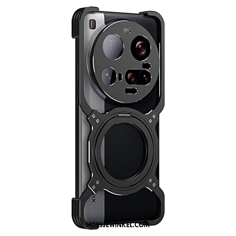 Hoesje Xiaomi 15 Ultra Magnetische Standaard En Bumper Bescherming Hoesje