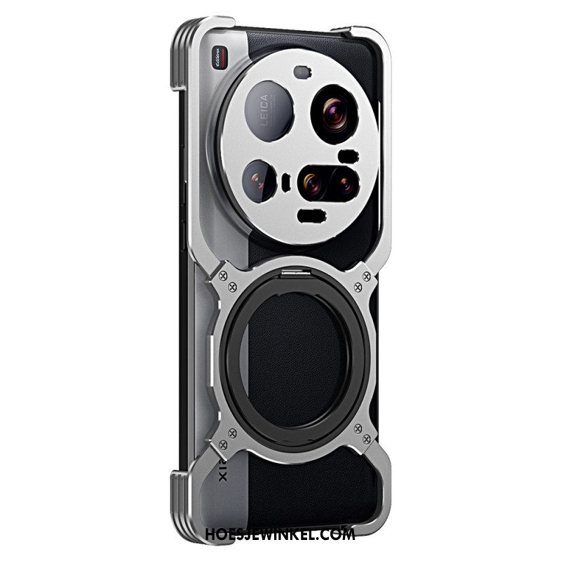 Hoesje Xiaomi 15 Ultra Magnetische Standaard En Bumper Bescherming Hoesje