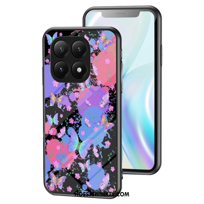 Hoesje Xiaomi 15t Gehard Glas Vlinders