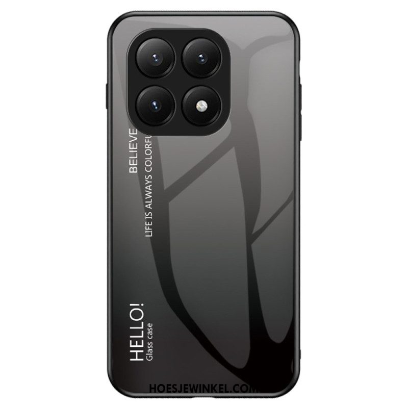 Hoesje Xiaomi 15t Pro Gehard Glas Met Hello-effect