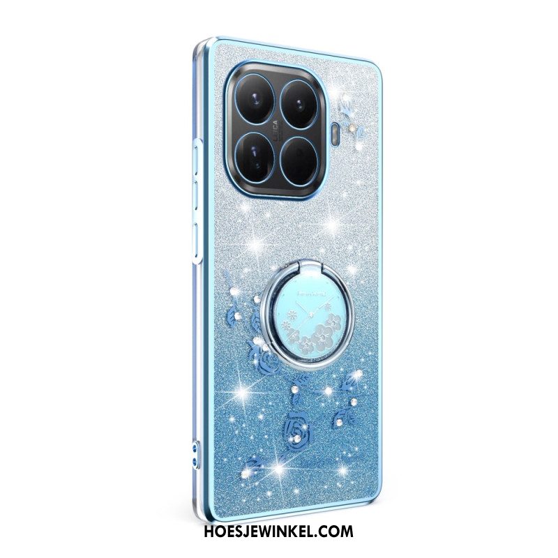 Hoesje Xiaomi 15t Pro Ringhouder Met Strass-steentjes Kadem