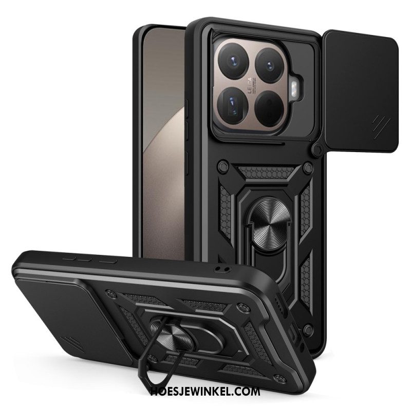 Hoesje Xiaomi 15t Pro Schuifbare Cameracover En Standaard