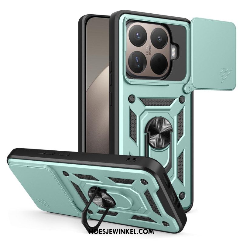 Hoesje Xiaomi 15t Pro Schuifbare Cameracover En Standaard